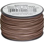 Atwood 1273 Brown Micro Cord with Nylon Construction - 125Ft