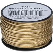 Atwood 1276 Tan Micro Cord with Nylon Construction - 125Ft