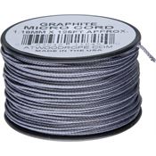 Atwood 1289 Graphite Micro Cord with Nylon Construction - 125Ft