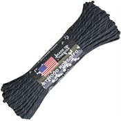 Atwood 1293H Black Parachute Reflective Cord with Nylon Construction - 100 Ft