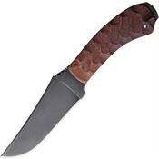 Winkler 031 Crusher Belt Black Oxide Coated Blade Knife with Maple Handle