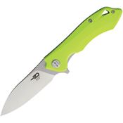 Bestech G11F2 Beluga Linerlock Knife with Green G10 Handle