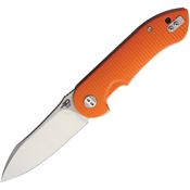 Bestech G17D1 Torpedo Linerlock Knife with Orange G10 Handle