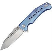 Artisan 1705GBUS Jungle Framelock Knife with Blue Handle
