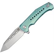 Artisan 1705GGNS Jungle Framelock Knife with Green Handle