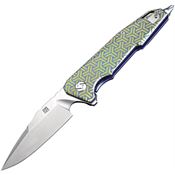 Artisan 1706GBU02 Predator Linerlock Knife with Blue Handle