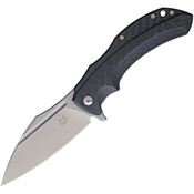 Bastinelli 216 Shadow Framelock with Stainless Black Handle