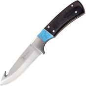 Elk Ridge 20008BL Fixed Blade Knife with Pakkawood Handle
