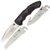 Elk Ridge 942BK Blade Change Lockback Knife with Black Handle
