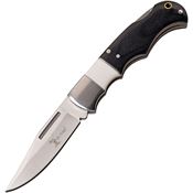 Elk Ridge 943WH Lockback Knife with Black Pakkawood Handle