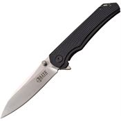Elite Tactical FDR002BK Linerlock Knife with Black G10 Handle