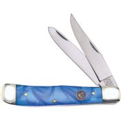 Frost CR108BBY Trapper Knife with Bayou Resin Handle
