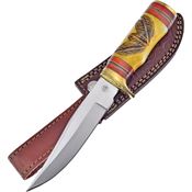 Frost CW599YB Eagle Bowie Knife with Yellow Handle