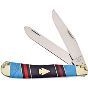 Frost SHS108AH Arrowhead Knife with turquoise Handle
