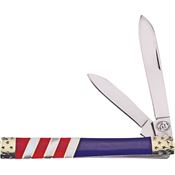 Frost SHS875RWB Doctors Knife with Red and Blue Handle