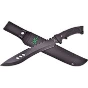 Frost TX17B Bowie Knife with Black Rubber Handle