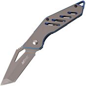 MTech 1065BL Linerlock Knife with Gray Stainless Handle