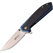 MTech 1068BL Framelock Knife with Blue Stainless Handle