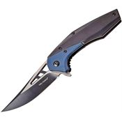 Tac Force 977BL Linerlock Knife with Stainless Handle