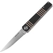 Real Steel 7241 Ippon Linerlock Knife with Black and Coyote Tan G10 Handle