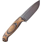 Bradford 45S115 Guardian 4.5 3D Knife with Black and Brown Checkered G-Wood Handle