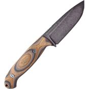 Bradford 45S115N Guardian 4.5 3D Knife with Black and Brown G-Wood Handle