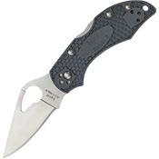 Byrd 10PGY2 Robin 2 Lockback Knife Gray Bi-Directional Texture FRN handle