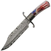 China Made 211444EG Bowie Eagle Knife with Synthetic and Flag and Eagle Handle
