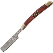 Elk Ridge 955WBCR Folding Razor with Brown Pakkawood Handle