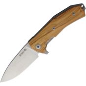 Lion Steel KURUL KUR Linerlock Knife with Olive Handle