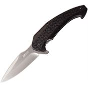 MTech 1063BK Linerlock Black Knife with Textured Aluminum Handle