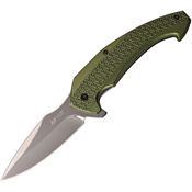 MTech 1063GN Linerlock Green Knife with Green Textured Aluminum Handle