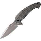 MTech 1063GY Linerlock Knife with Gray Textured Aluminum Handle