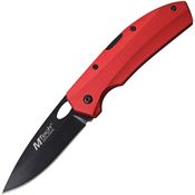 MTech 1076RD Lockback Knife with Red Anodized Aluminum Handle