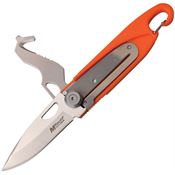 MTech 1102OR Framelock Knife with Orange Nylon Handle