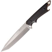 MTech 2085TS Fixed Blade Satin Tanto Knife with Black Nylon Handle