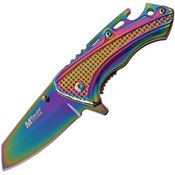 MTech A1106RB Framelock Spectrum Aluminum Knife with Stainless Back Handle