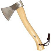 Prandi 0308C Germany Style Hatchet Polished Blade with 15 inch Hickory Handle