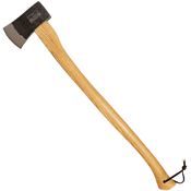 Prandi 4316T Yankee Hatchet Partially Polished Blade with 31 1/2 inch Hickory Handle