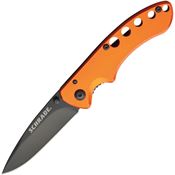 Schrade 107CPA Linerlock Knife with Orange Aluminum Handle