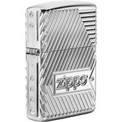 Zippo 04951 Zippo Bolts Lighter with High Polish Chrome Construction