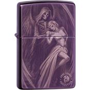 Zippo 06111 Anne Stokes Lighter with Purple finish