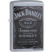 Zippo 24779 Jack Daniels Lighter with Street Chrome Construction