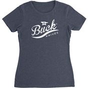 Buck 12372 Womens T-Shirt Navy XL