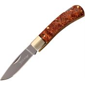 Elk Ridge 951BR Lockback Knife Brown Resin Handles