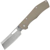 Gerber 3476 Flatiron Framelock Knife Green Handles