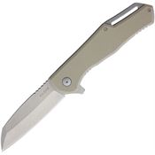 Ka-Bar 7508 Jarosz Wharncliffe Framelock Knife Tan Handles