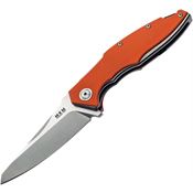 Maniago V013 Raut Viper Framelock Knife Gray/Orange Handles