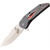 MTech A1129GY Lady Luck Linerlock Knife Assist Open Gray