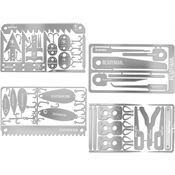 Readyman EDC Survival Cards 18 Total Survival Kit